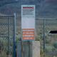 A warning sign outside the Nevada Test and Training Range, a U.S. Air Force base that hosts the highly classified military installation known as Area 51, believed to be a U.S. experimental weapons test site and a common point of fixation for pop culture and UFO enthusiasts.